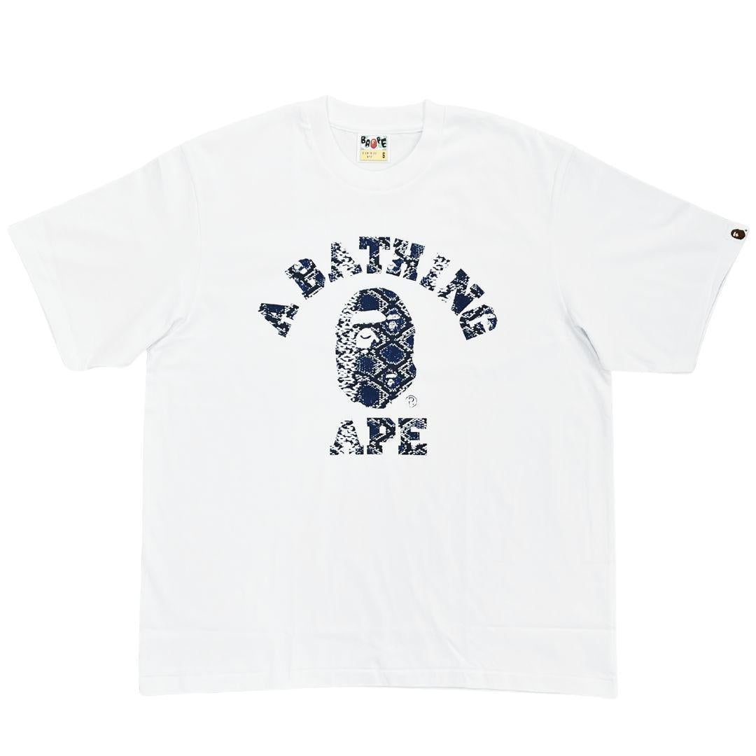 BAPE EXCLUSIVE LUNAR NEW YEAR T-SHIRT WHITE/BLUE