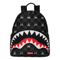 Sprayground Gray Peeking Character Check Savage Backpack 'Black' B8908