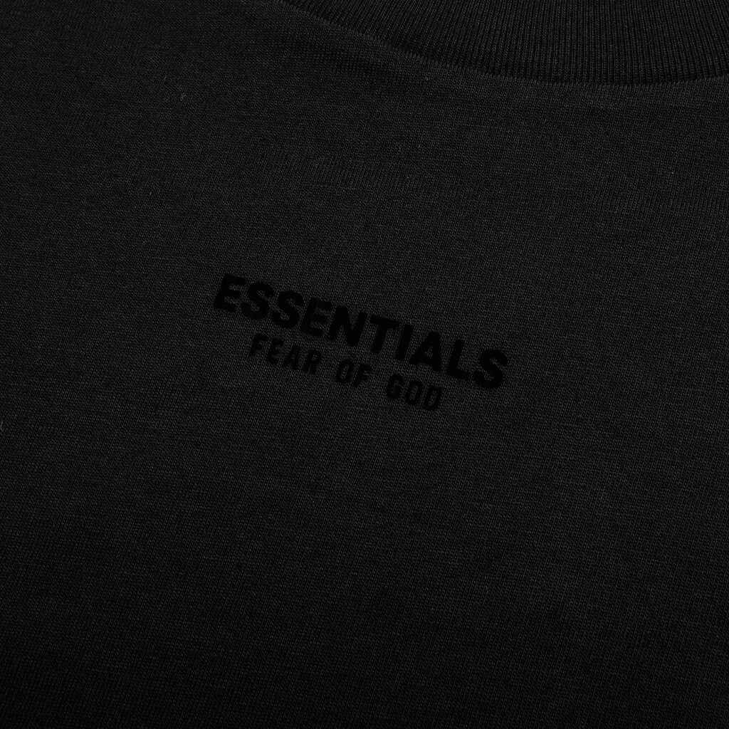 Essentials L/S Tee - Jet Black