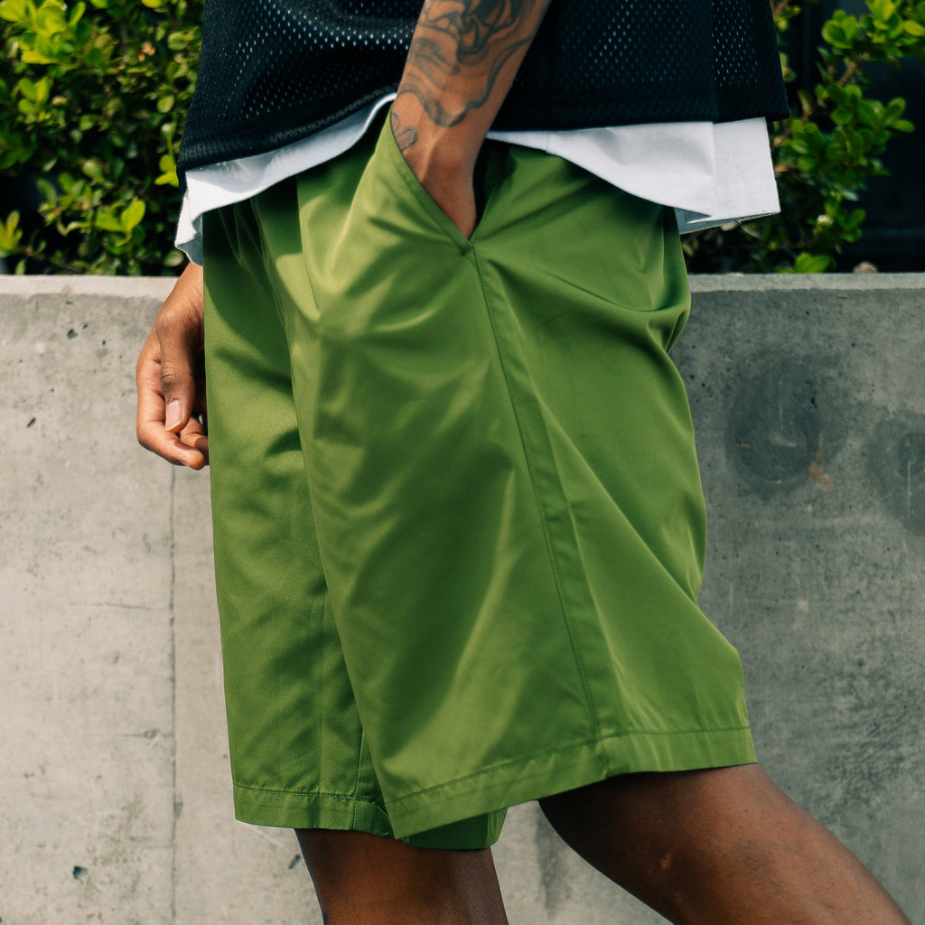 Andre Nylon Short - Olive