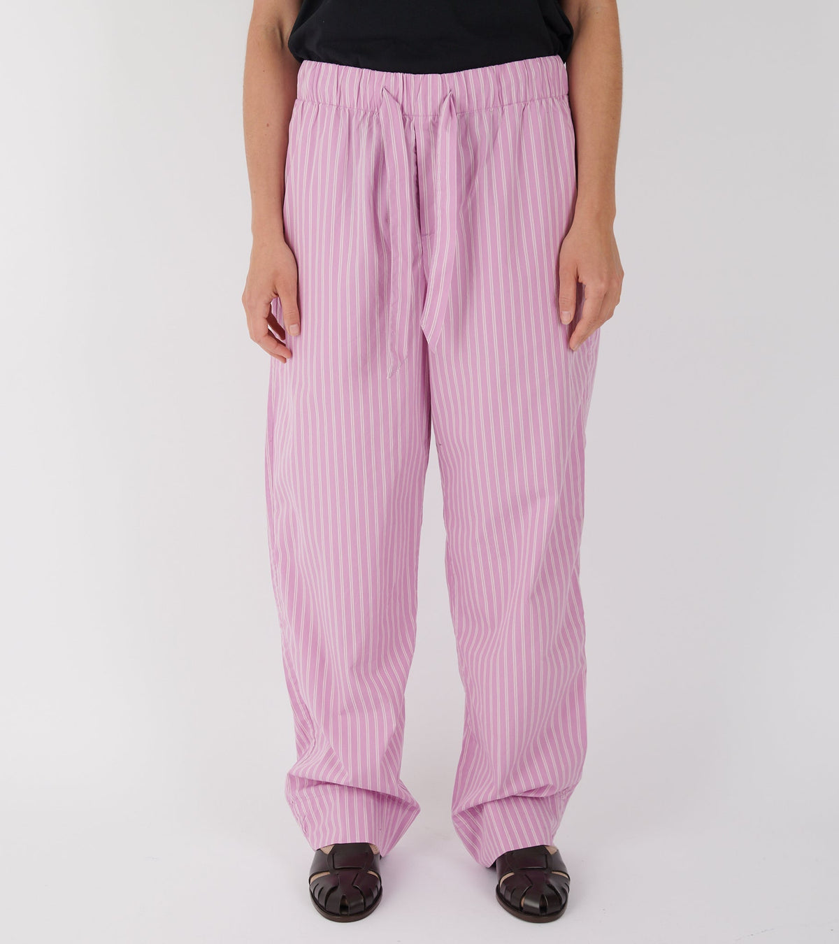 Pyjamas Pants Purple Pink Stripes