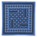Geometric Pattern Bandana - Blue
