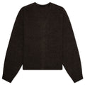 Heavy Waffle Cardigan - Brown