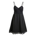 (WMNS) adidas Lace Dress Asia Sizing 'Black' IX6966