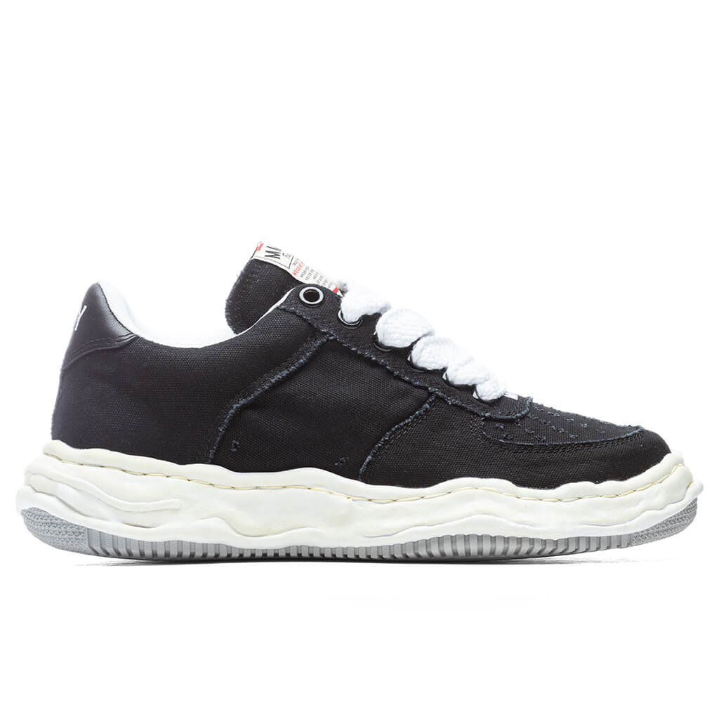 Wayne Low OG Sole Washed Canvas Sneaker - Black