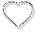 Heart Carabiner - Silver