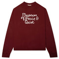 Scribble Crewneck - Burgandy
