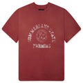 Summerland State Boxy Tee - Ruby
