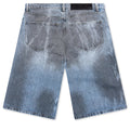 Thrashed Baggy 5 Pocket Shorts - Light Wash