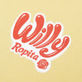 Willy Ropita Shrunken Zip Hoodie - Pale Banana