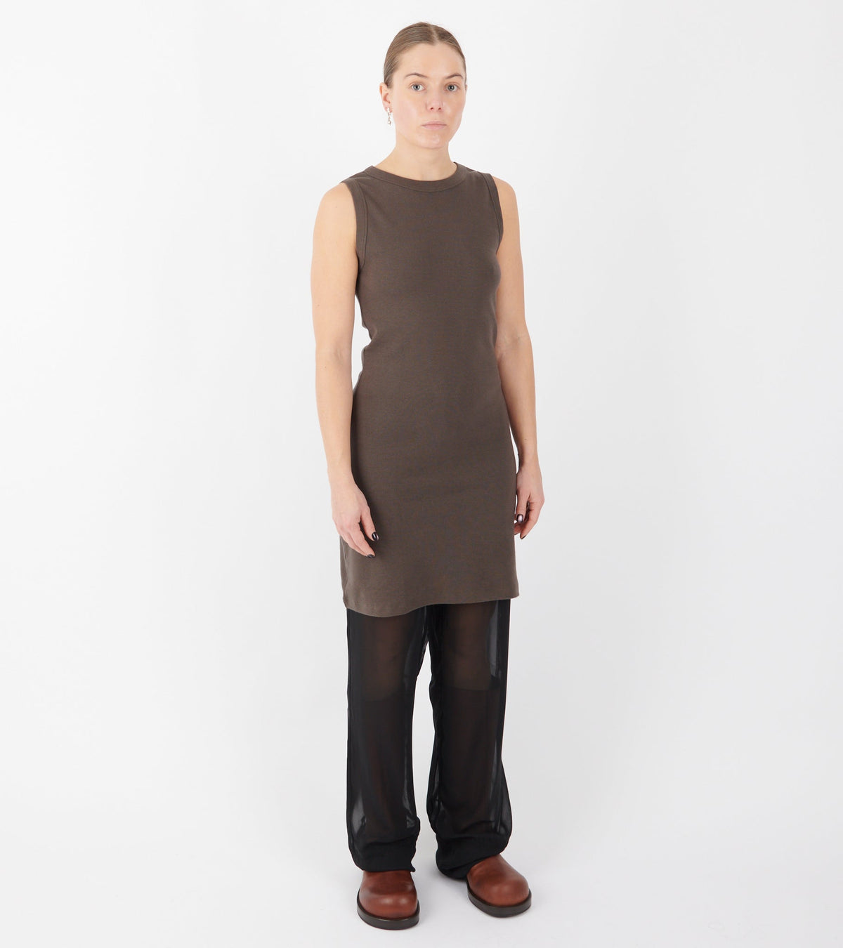 Carrie Dress Chestnut
