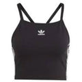 (WMNS) adidas Adicolor 3-Stripes Crop Top Asia Sizing 'Black' IU2405