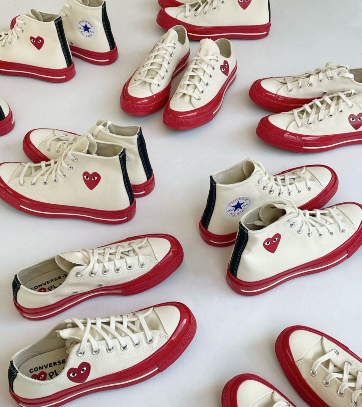 Chuck Taylor High Off-White/Red