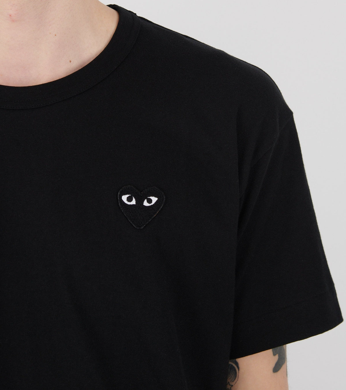 U Black Heart T-shirt Black