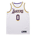Nike NBA Casual Sports Retro Basketball Jersey/Vest SW Fan Edition 2020 Season Los Angeles Lakers Kuzma 0 White CW3595-106