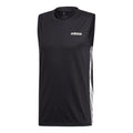 Men's adidas D2M Sl 3S Training Black Vest DT3047
