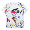 adidas originals Cozy Sports Printing Round Neck Short Sleeve White FM1550