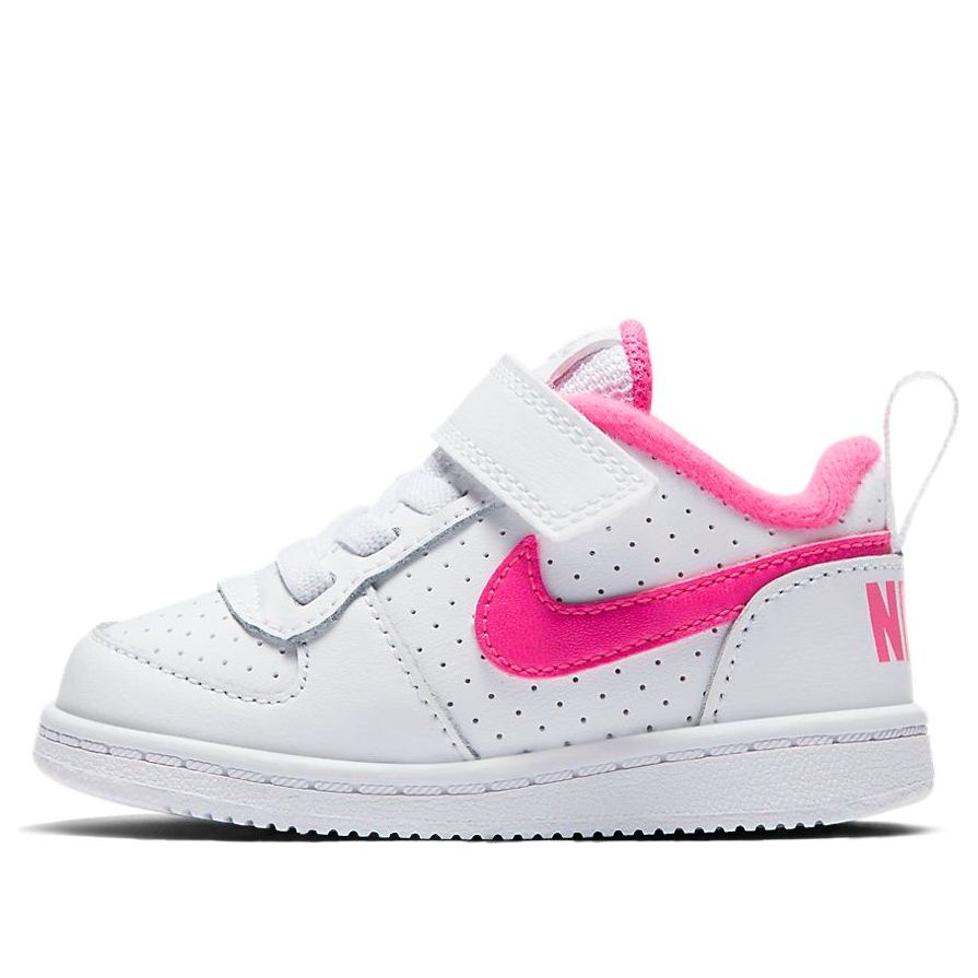 (TD) Nike Court Borough Low 'White Pink' 870030-100