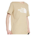 Men's THE NORTH FACE Large Logo Printing Short Sleeve Beige 4NC7-ZDL
