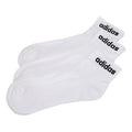 adidas Hc Ankle 3pp Logo Athleisure Casual Sports Socks 3 Pairs White GE1381