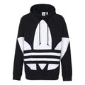 Men's adidas originals Large Logo Drawstring Black Pullover FM9908
