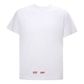 Off-White Minimalistic Back Alphabet Logo Short Sleeve Version White OMAA002F161850520188