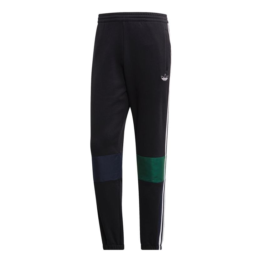 adidas originals SPRT BB Contrasting Colors Sports Pants Black FP7707