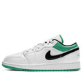 (GS) Air Jordan 1 Low 'White Lucky Green' 553560-129