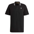 adidas Printing lapel Short Sleeve Polo Shirt Black HB6015