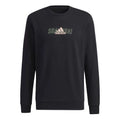adidas Sh City Lines C Sports Training Printing Alphabet Round Neck Pullover Black GS2221