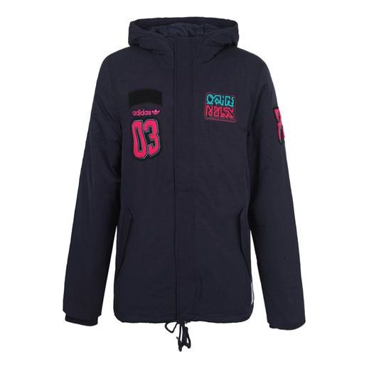 adidas originals Stay Warm Sports Down Jacket Navy Blue CD1722