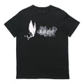 VLONE Smoke Demon Angel Pattern Alphabet Logo Short Sleeve Couple Style Black VLTE2001BK