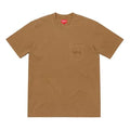 Supreme SS19 Overdyed Pocket Tee Short Sleeve Unisex Brown SUP-SS19-10021