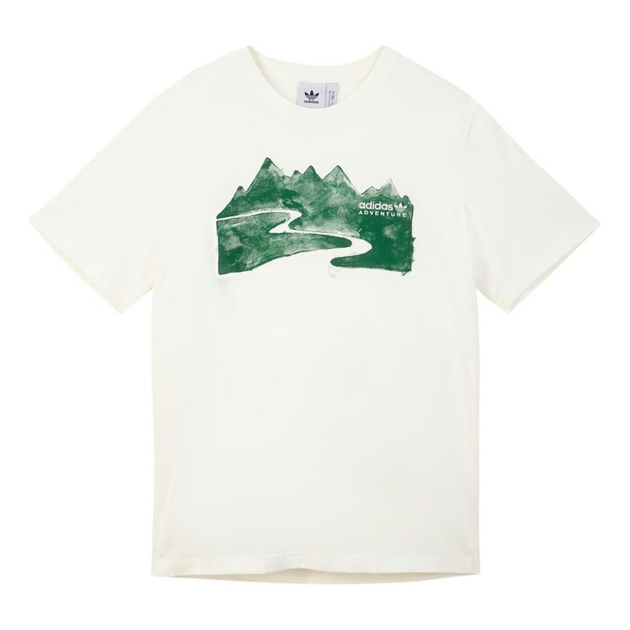 adidas landscape Printing Short Sleeve White HF4769