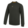 Men's adidas Crew Swert Logo Sports Pullover Dark Brown HD0350