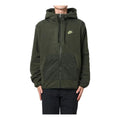 Nike Sportswear Logo Embroidered Hooded Solid Color Jacket 'Dark Green' DD4883-355