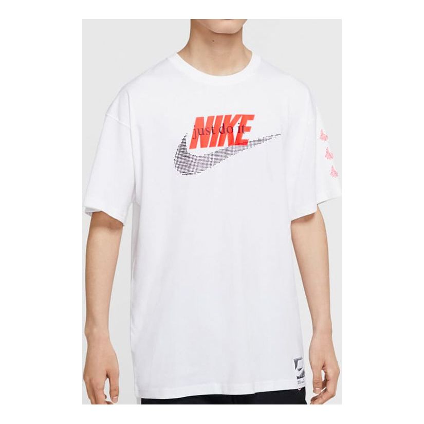 Nike Sportswear Retro Pattern Printing White CW0376-100