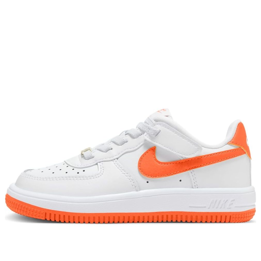 (PS) Nike Force 1 Low EasyOn 'White Safety Orange' FN0237-113