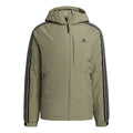 Men's adidas 3St Down Jkt Outdoor Sports Hooded With Down Feather Military Green Jacket H23083