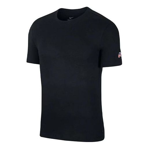 Nike SB Skateboard Casual Sports Skateboard Round Neck Short Sleeve Black CW6946-010