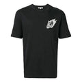 Men's McQ Alexander McQueen Cotton Embroidered Pattern Short Sleeve Black 291571-RMT59-1000