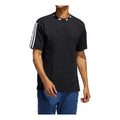 adidas originals Trefoil Collar Logo Short Sleeve Black FM1577