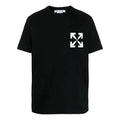 Off-White Chest Printing Short Sleeve Black OMAA027C99JER0021001