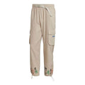 adidas x Sean Wotherspoon Flowers Embroidered Cargo Pants 'Light Brown Beige' HI3305
