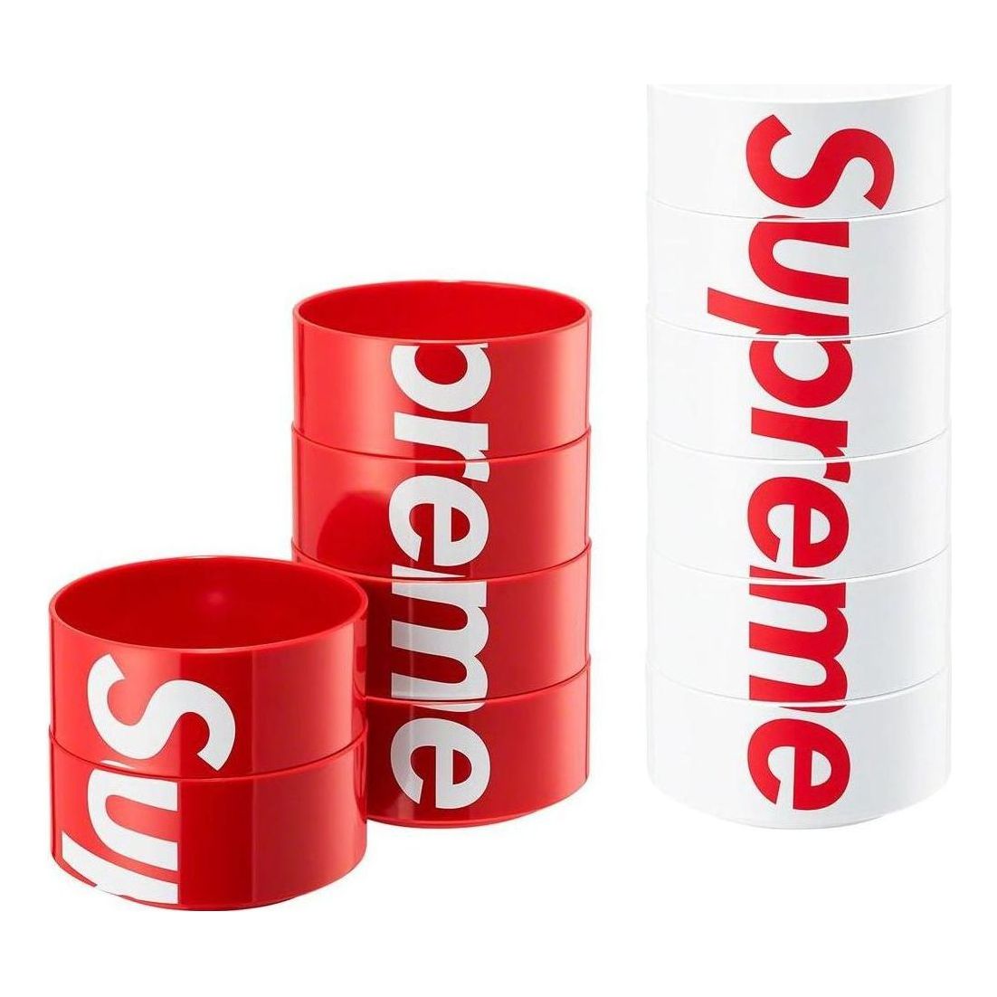 Supreme x Heller Bowls Set Of 6 'Red White' SUP-SS23-23