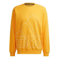 Men's adidas Big Lo Swt Ft Logo Printing Casual Sports Round Neck Yellow HB5088