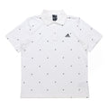 adidas Fi Polo Aop Logo Printing Training Sports Short Sleeve Polo Shirt White GP0998