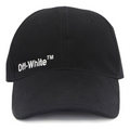 Off-White Logo prints hat 'Black' OMLB046F22FAB0011001BLACK