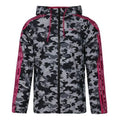 adidas neo M Radio W WB Camouflage hooded Sports Jacket Black FU3597
