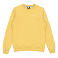Men's Nike FW21 Solid Color Fleece Lined Stay Warm Pullover Yellow 916609-761